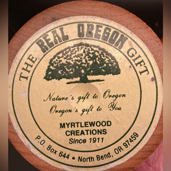 6' Myrtelwood Tapered Candlestick Holder Set Golden Stain Made On Oregon Coast - Picture 3 of 10